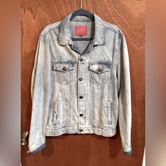 Vintage Guess Jean jacket size L - Picture 1 of 6